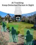 ZOSI 4K PoE Security Camera System with AI Face Person Vehicle Detection, 4 x 5MP 3K Outdoor Auto Tracking PT PoE Camera with 5X Digital Zoom, 2-Way Audio, 8CH 8MP NVR with 2TB HDD (16CH Expandable)
