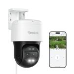 REOLINK PTZ Security Camera System 4K, IP PoE 360 Camera with Dual-Lens, Auto 6X Hybrid Zoomed Tracking, 355 Pan & 90 Tilt, Outdoor Surveillance, AI Detection, TrackMix PoE