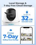 REOLINK 5MP 4G LTE Cellular Security Camera Outdoor, 360° Pan-Tilt, Sim+32GB SD Card Included, Wireless Solar Powered, Color Night Vision, Smart AI Detection, Go PT Plus+Solar Panel, Updated Version