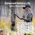 Y2 from Yellowstone.ai - 4G LTE Cellular Trail Camera with Phone App - Bundle with Solar Panel and Two Battery Packs - Night Vision Motion Activated Waterproof - Hunting Accessories