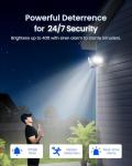 REOLINK Elite Floodlight WiFi, 4K 8MP 180° Panoramic Wired Floodlight Camera, Adjustable 3000 Lumens Spotlights, Local AI Video Search, Dual-Band Wi-Fi 6, 24/7 Recording, No Monthly Fees