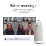 Owl Labs Meeting Owl 3 - 360° 1080p HD Conference Room Camera, AI-Driven Speaker-Tracking, 18-Foot Mic Pickup - Certified for Microsoft Teams - Works with Zoom, Google Meet - Plug & Play Setup