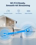 REOLINK TrackMix+Solar Panel, 4K Solar Security Cameras Outdoor with Auto Tracking, 360° Pan Tilt, 8X Hybrid Zoom, Color Night Vision, Smart AI Detection, No Subscriptions, Home Hub Compatible
