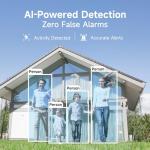 ARENTI PoE Security Camera System, 5MP PoE Cameras Outdoor with H.265 8CH NVR for Home Surveillance System, AI Detection, 2 Way Audio, No Subscription, 2TB HDD, 24/7 Recording