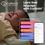 Maxi-Cosi See Pro 360 Baby Monitor with CryAssist™ AI Cry Translation, 2K HD camera with PTZ, Secure Non Wi-Fi 5 inch parent unit, 10 hour battery, Soothing Lullabies, 2-way audio