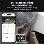 WYZE Floodlight Camera Pro, PCMag Editors' Choice 3000-Lumen LEDs, 2.5K HD Outdoor Security Camera, 180° Wide View, Motion Detection, Color Night Vision, Works with Alexa & Google, Free Expert Setup
