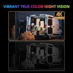 Defender AI Powered Sentinel 4k Poe Security Camera System - NVR Metal Outdoor Surveillance Cameras with 8 Channels, Smart AI Human Detection, Blue/Red Lights, and Mobile App (6 Cameras 1TB)