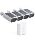 AOSU Wireless Solar Security Cameras - 4 Cam Kit