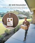 AOSU Wireless Solar Security Cameras - 4 Cam Kit