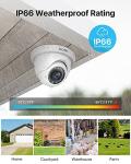 ZOSI H.265+ 1080p 16 Channel Security Camera System Indoor Outdoor, 16CH CCTV Surveillance DVR with AI Human Vehicle Detection and 16 x 1080p Dome Camera, 80ft Night Vision, 105° View Angle, 4TB HDD