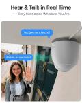 ZOSI C220 4K 8MP 8CH POE NVR Security Camera System (16CH Expandable), 4 x 8MP PoE IP Dome Cameras Outdoor Indoor, AI Human/Vehicle/Face Detection, Two-Way Talk, 100ft IR Night Vision, 2TB HDD