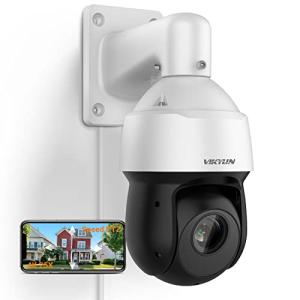 4K 8MP Auto Tracking PTZ PoE IP Camera with Optical 25x Motorized 5mm–125mm Lens,Human Vehicle Detection,AI Face Detection, 328ft IR Night Vision,Two-Way Talk,Perimeter Protection,SMD 4.0 Quick