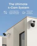 eufy PoE NVR Security Camera System S4, 2 Bullet-PTZ Cams, 2 Bullet Cams, 360° PTZ, AI Auto Framing & Tracking, Smart Video Search, Color Night Vision, Pre-Installed 2TB HDD,24/7 Recording