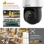 4K 8MP Auto Tracking PTZ PoE IP Camera with Optical 25x Motorized 5mm–125mm Lens,Human Vehicle Detection,AI Face Detection, 328ft IR Night Vision,Two-Way Talk,Perimeter Protection,SMD 4.0 Quick
