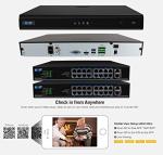 GW Security 32 Channel 8MP Fulltime Color Night Vision 4K NVR Security Camera System with 32 UltraHD 4K IP Two-Way Audio Outdoor/Indoor Smart AI Human Vehicle Detection PoE Dome Cameras
