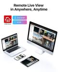 ZOSI H.265+ 16CH Security Camera System with AI Human Vehicle Detection, 16CH DVR with 4TB HDD for 7/24 Record, 16 x 1080p CCTV Camera Outdoor Indoor with 80ft Night Vision°Wide Angle, 90°Wide Angle