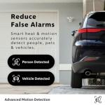 Swann AdvancedX™ Wired NVR 4K Security Camera System, 8 Channels, 4 PoE Dome Cameras Outdoor, 1TB HDD Storage, Color Night Vision, Smart AI Video Analytics/Alerts, Advanced Motion Detect
