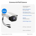 ONWOTE 16 Channel 6K 12MP NVR PoE Security Camera System, 12x 6MP 122° Audio IP Cameras AI Detect Human Vehicle, 16CH Business Commercial NVR 4TB, 16CH Synchro Playback, 12x Cables (Total 960ft)