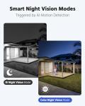 ANNKE 2MP Two-Way Audio Security Camera System, 8CH 3K Lite DVR, 8pcs 1080P CCTV White Wired Cams with Color Night Vision, AI Motion Detection, Smart AcuSearch, 2TB HDD for Outdoor Home Surveillance