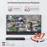 ONWOTE 4K 32 Channel Security Camera System PoE, 12MP 32CH NVR 8TB, 24x 8MP Outdoor Audio PoE IP Cameras, AI Human Vehicle Detection, 32 Ports Switch, 24 Cables-2280ft, Commercial CCTV for Business