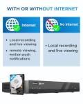4COVR 16 Channel Security Camera System, AI Human/Vehicle Detection, 16CH 8MP NVR 4TB HDD, 12Pcs 5MP Wired Commercial Dome PoE IP Camera IP67, Night Vision, Business Surveillance Outdoor, LY97AB5M1612