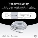 Swann AdvancedX Wired NVR Security System with 4 Cameras