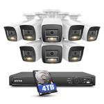 ANNKE 16CH 12MP Security Camera System with 8 Cameras