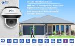 GW Security 16 Channel NVR 4K PoE Smart AI Security Camera System with 22 x 8MP Wide Angle Bullet Camera and 2 x 8MP 5X Motorized Zoom 2-Way Audio PTZ Camera, Outdoor Indoor Video & Audio Surveillance