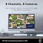 Swann AdvancedX™ 4K NVR Security Camera System