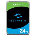 Seagate Skyhawk AI 24TB Video Internal Hard Drive HDD – 3.5 Inch SATA 6Gb/s 512MB Cache for DVR NVR Security Camera System with in-House Rescue Services (ST24000VE002)
