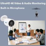 GW 4K Outdoor/Indoor Face Recognition/Human/Vehicle Detection AI Security Camera System, 16 Channel 12MP PoE NVR, 16 x 4K UltraHD Smart AI IP Microphone Bullet Camera, 24-7 Video & Audio Recording