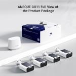 ANSQUE 2K Security Cameras Wireless Outdoor, Color Night Vision, 365-Day Battery Life, No Subscription, Local Storage, Two-Way Audio, Solar Powered, Custom Alarm Zones, 4 Cam Kit