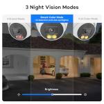 ONWOTE 4K NVR PoE Security Camera System 2 Way Audio, 8 Channel NVR 2TB, 4X 8MP Wired Outdoor IP Cameras, 125° FoV, AI Human Vehicle Detection Trigger Color Night Vision, CCTV Kit for Home Businesses