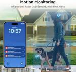 Video Smart Lock with Doorbell, 6 in 1 Keyless Entry Door Lock, Built-in WiFi Camera Deadbolt Lock for Front Door, Fingerprint, Keypad Code, App Control, Voice Control, Auto Lock, IP65, Video Calling