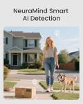 youkey Wireless Doorbell Camera with Chime, No Monthly Fee, 2K Video Doorbell with Dual Cam, AI + Radar + PIR Detection, 2.4/5GHz WiFi-6, Two-way Talk, Color Night Vision, Battery/Wired Powered, DB312