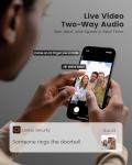 Lockzo Smart Lock with Camera, 6-in-1 WiFi Doorbell Keyless Entry Door Lock, Deadbolt Lock for Front Door, Fingerprint, Keypad Code, App Control, IP65 Waterproof, BHMA, Support Alexa&Google Assistant