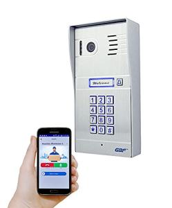 GBF Smart Video Door Phone & Doorbell Smart Intercom System with a Smart keypad (PL963PMPOE)- 1080P Camera, Built in POE, Control Two Locks remotely, Timed Unlock