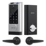 Devo G1 Video Smart Lock with Camera&Doorbell, 6-in-1 Keyless Entry Door Lock Deadbolt with Handle Set, App Remote, Fingerprint ID, Auto Locks, Built-in Wi-Fi Smart Deadbolt for Front Door