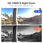 Bvavo Wireless Doorbell Camera with Monitor Video Door Phone Intercom System 1080P 7'' Touch Screen Two-Way Audio Smart Door Bell with Chime, Night Vision, Motion Detection, No Monthly Fees