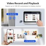 Bvavo Wireless Doorbell Camera with Monitor Video Door Phone Intercom System 1080P 7'' Touch Screen Two-Way Audio Smart Door Bell with Chime, Night Vision, Motion Detection, No Monthly Fees