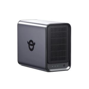 Yxk Zero1 2-Bay Desktop NAS, Quad-Core CPU, User-Friendly Home NAS Storage, Secure File Management & Remote Access, AI Photo Album, 2.5GbE Port, for Home Office, Network Attached Storage (Diskless)