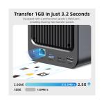 Yxk IRONCOW Zero Desktop NAS with HDMI 4K