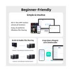 Yxk IRONCOW Zero Desktop NAS with HDMI 4K