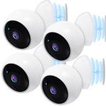 AMTIFO Security Cameras Wireless Outdoor Magnetic - 4-Pack Install-Free Indoor Smart 2K WiFi - Long Battery Life Powered Wireless Security Camera with AI Motion Detection