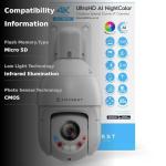Amcrest 4K Outdoor PTZ Camera with AI Detection