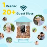 NETVUE Smart Bird Feeder with Camera and Motion Detection