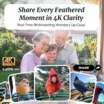 Kiwibit Beako™ Smart Bird Feeder with 4K Camera