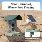Kiwibit Beako™ Smart Bird Feeder with 4K Camera