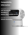 eufy Security Indoor Cam S350, Dual Cameras, 4K UHD Security Camera with 8× Zoom, 360° Camera, Baby Monitor, Pet Camera, Human/Pet Detection, AI Tracking, 2.4G/5G Wi-Fi, Plug in