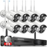 OOSSXX 2K Wireless Security Camera System with Dual Antennas